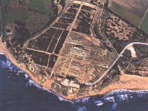 Vista aerea della zona meridionale dell'Acropoli