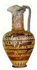 Oinochoe mesocorinzia 600-575 a.C.